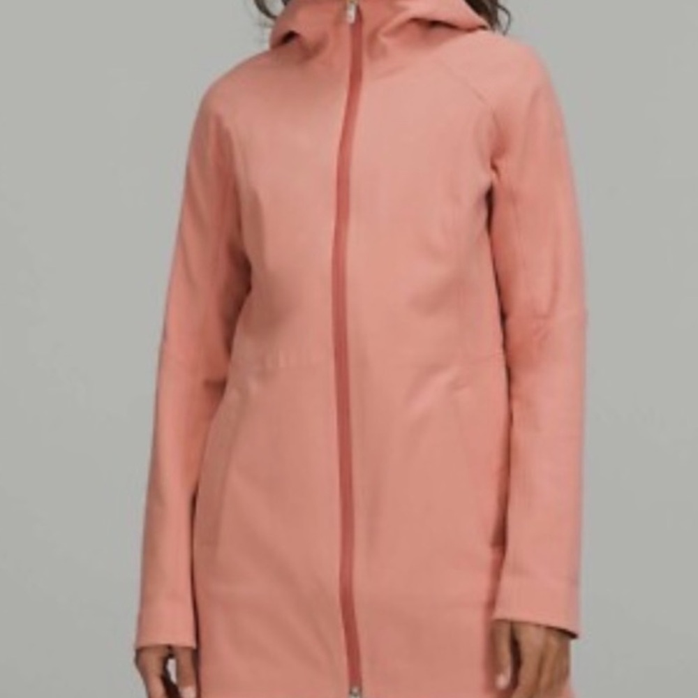 Lululemon Repelshell Rain Jacket Pink Savannah Womens 6